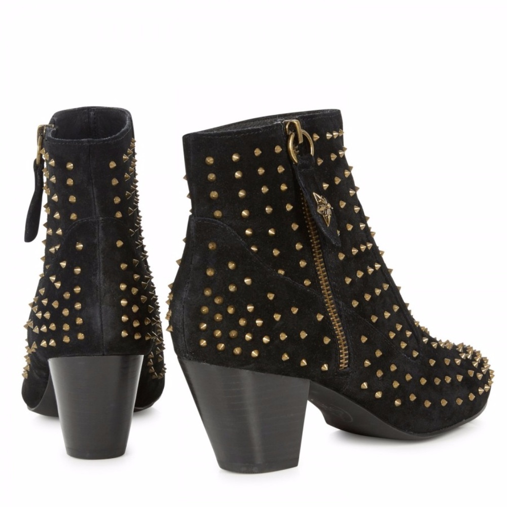 SOLD❌ HP💥 Ash Studded Suede Ankle Boots - Picture 3 of 6